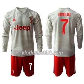 Juventus RONALDO 7 Barn Bortedraktsett 2019-2020 Langermet (+ Korte bukser)